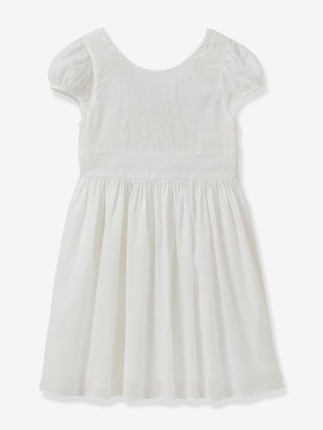 Robe Thelma fille CYRILLUS - Collection fêtes et mariages blanc 