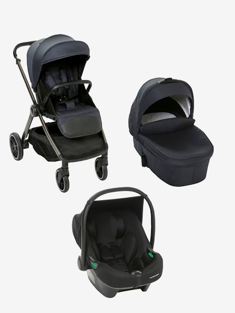 Kombi-Kinderwagen „Auriga“ mit Babyschale & Babywanne nachtblau 