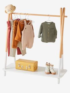Ein Nest für die 0 bis 3-jährigen-Zimmer und Aufbewahrung-Zimmer-Schrank, Kleiderständer-Garderobenständer "Tipi"