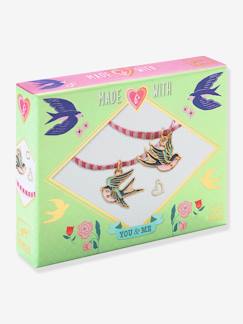 Jouet-Activités artistiques-Perles, mode et coffrets créatifs-Bracelet you&me Rubans Oiseaux DJECO