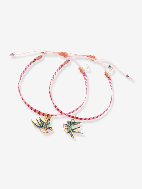 Bracelet you&me Rubans Oiseaux DJECO vert 