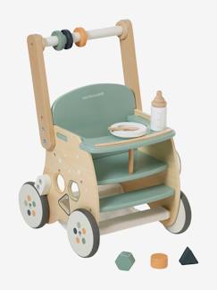 Spielzeug-Babypuppen und Puppen-Lauflernwagen mit Puppensitz, Holz FSC®