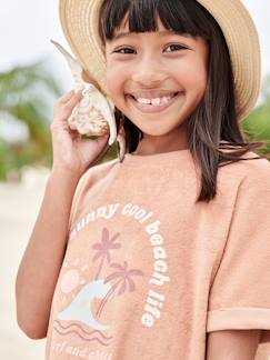Mädchen-T-Shirt, Unterziehpulli-Mädchen T-Shirt mit Palmenprint