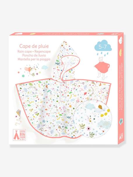 Cape de pluie 5/7 ans DJECO bleu+rose+rouge+turquoise 