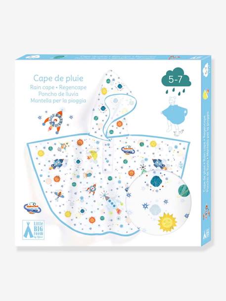 Cape de pluie 5/7 ans DJECO bleu+rose+rouge+turquoise 