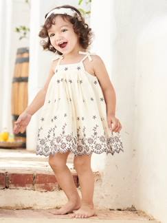 Baby-Mädchen Baby-Set: Kleid, Shorts & Haarband