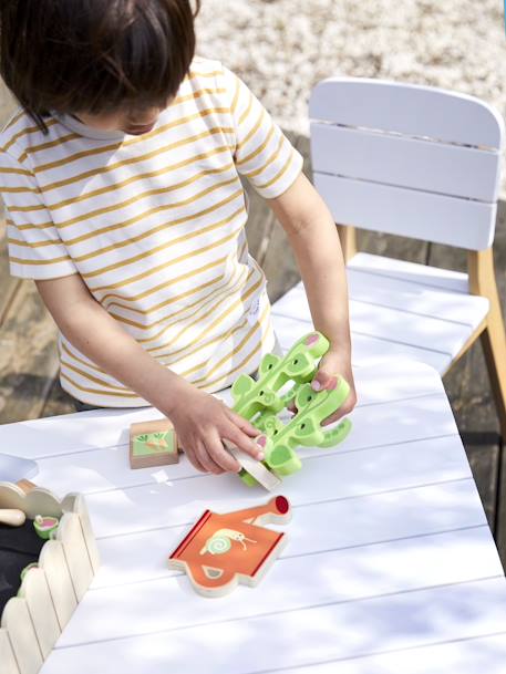 Table outdoor/indoor Tropicool BLANC - BOIS 