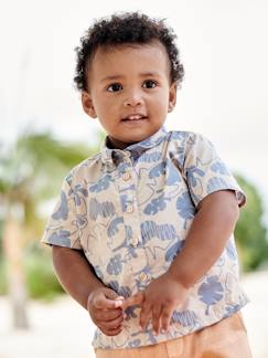 Baby-Baby Hemd mit kurzen Ärmeln