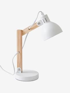 Bettwäsche & Dekoration-Dekoration-Lampe-Stehlampe-Kinderzimmer Schreibtischlampe, Holz+Metall