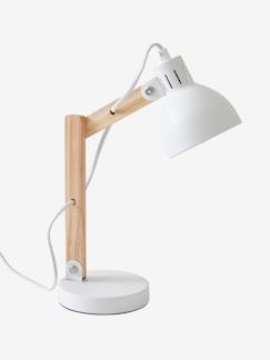 Lampe de bureau bois et métal