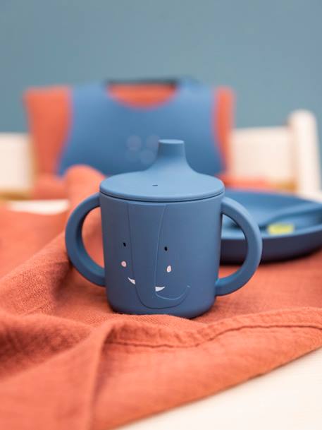 Tasse d’apprentissage TRIXIE Animal en silicone bleu+jaune 