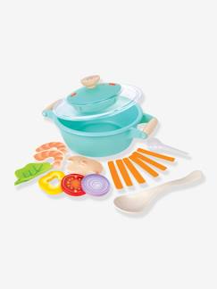Spielzeug-Nachahmungsspiele-Küche, Geschirr und Lebensmittel-Dampfgartopf HAPE