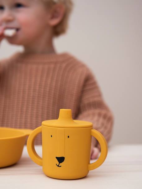 Tasse d’apprentissage TRIXIE Animal en silicone bleu+jaune+rose 