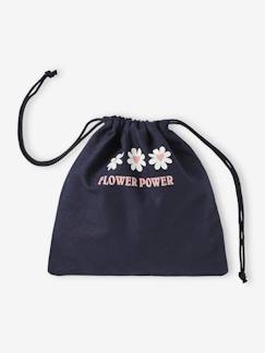 -Sac à goûter pochette "Flower power" fille