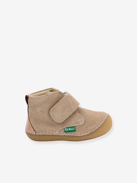 Bottillons cuir bébé Sabio 915396-10 KICKERS® 1ers pas rose 