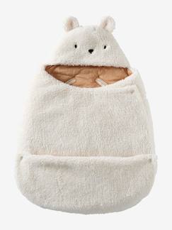 Baby-2-in-1 Baby Ausfahrsack/Wickelunterlage, Teddy