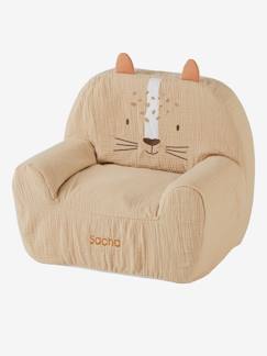 Chambre et rangement-Chambre-Chaise, tabouret, fauteuil-Fauteuil-Fauteuil mousse en gaze de coton Tigre
