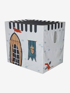 Geburtstagsgeschenke-Spielzeug-Nachahmungsspiele-Zelt und Tipi-Rechteckiges Spielzelt "Burg" mit FSC®-Holz