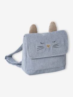 Schultasche und Bastelschürze-Mädchen-Accessoires-Schulranzen, Federmäppchen-Kinder Vorschultasche mit Katze