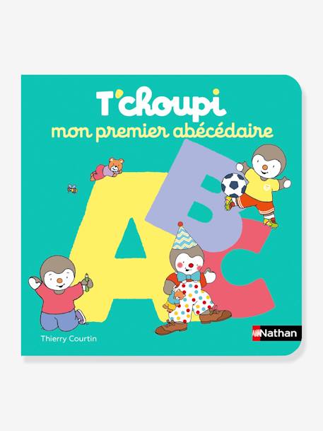 Französisches Kinder Lernbuch „T'choupi, mon premier abécédaire“ NATHAN mehrfarbig 