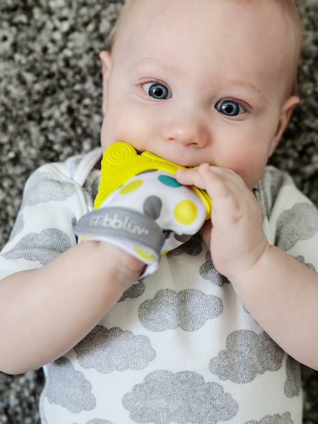 Mitaine de dentition pour bébé GLÜV bleu+vert 