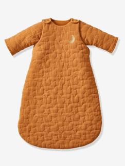Bio-Kollektion: Baby Schlafsack mit abnehmbaren Ärmeln "Traumnächte" - Baumwollgaze