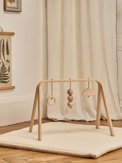 Spielzeug-Erstes Spielzeug-Krabbeldecke und Spielbogen-Baby Spielbogen NAHO mit Holzspielzeug Charlie Crane
