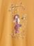 Tee-shirt motif 'Egerie' fille manches longues moutarde 