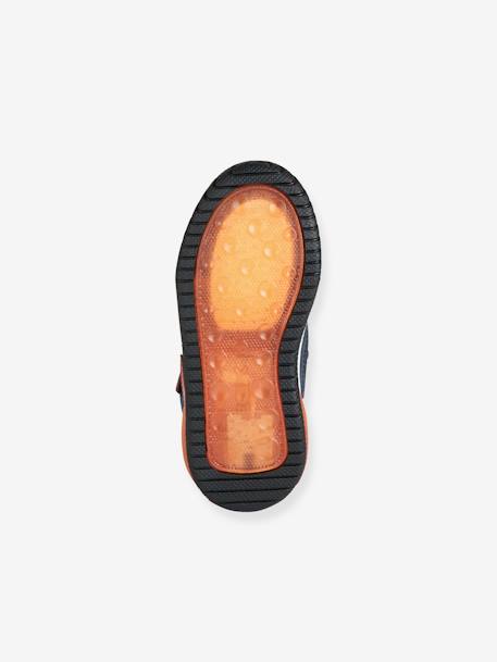 Kinder Sneakers J Inek Boy GEOX, Blinklichter orange 