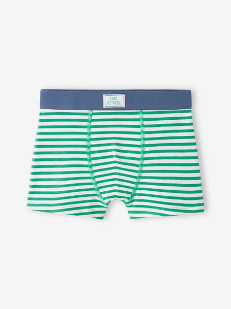 5er-Pack Jungen Boxershorts aus Stretch, Skater grün 