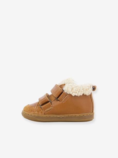 Baskets bébé Bouba Scratch Wool F SHOO POM® camel 