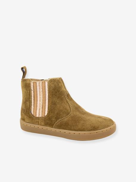 Boots bébé Play New ShineVelours SHOO POM® camel+marine 