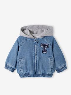 Baby-Warme Baby Jeansjacke mit Recycling-Polyester