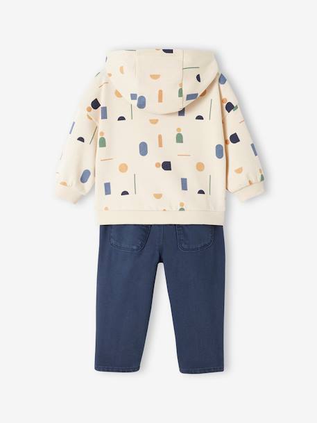 Baby-Set: Sweatshirt & Hose nachtblau 