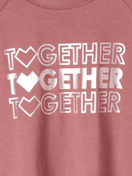 Sport-Shirt mit Glitzermotiv 'Together' Sport Mädchen altrosa 