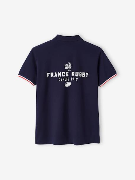 Polo adulte manches courtes France Rugby® marine 