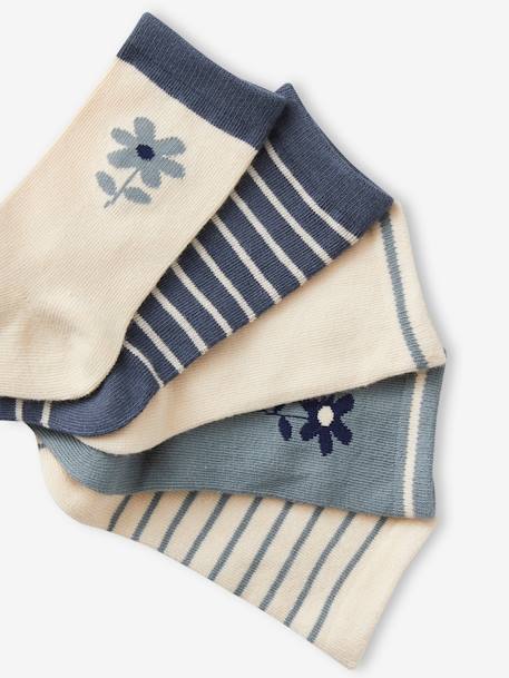 5er-Pack Mädchen Socken BASICS Oeko-Tex marine 