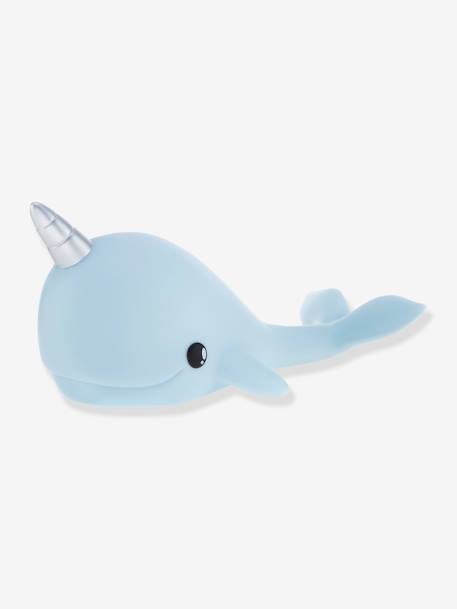 Veilleuse baleine Moby le narval - DHINK KONTIKI bleu 