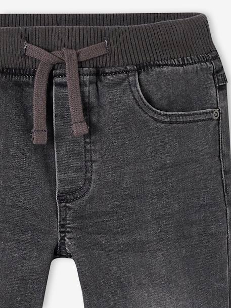 Die UNVERWÜSTLICHE, robuste Jungen Jeans mit Dehnbund WATERLESS denim grey+stone 