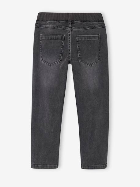 Die UNVERWÜSTLICHE, robuste Jungen Jeans mit Dehnbund WATERLESS denim grey+stone 