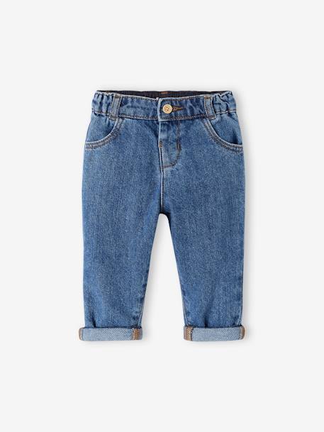 Mädchen Baby Mom-fit-Jeans stone 