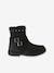 Boots en cuir fille collection maternelle noir 