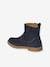 Boots en cuir fille collection maternelle marine 