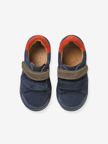 Kinder Klett-Sneakers, Anziehtrick marine 