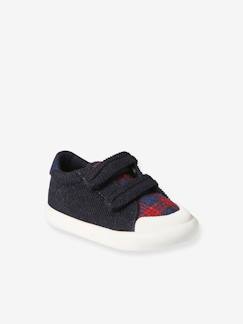 Schuhe-Baby Stoff-Sneakers mit Klettverschluss