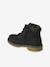 Boots fourrées lacées et zippées enfant noir 