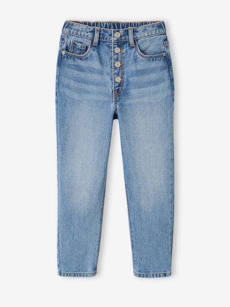 Jeans 'Mom fit' Denim - Die Passgenaue für Mädchen, REGULAR blue stone+Denim blue+double stone 