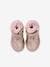 Warme Baby Klett-Sneakers nude 