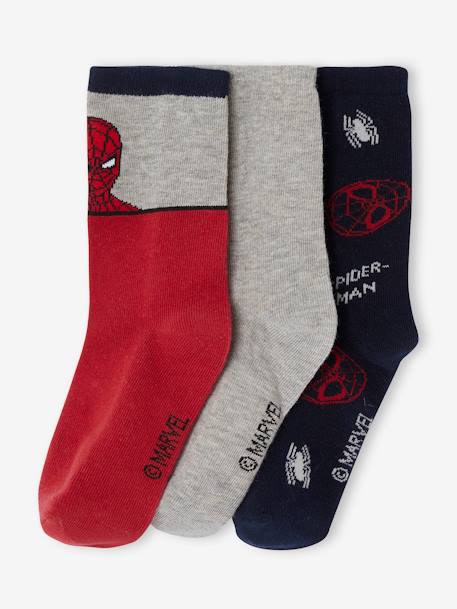 Lot de 3 paires de chaussettes Marvel® Spider-Man rouge 