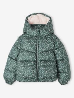 Mädchen-Mantel, Jacke-Daunenjacke-Mädchen Winterjacke mit Recycling-Polyester